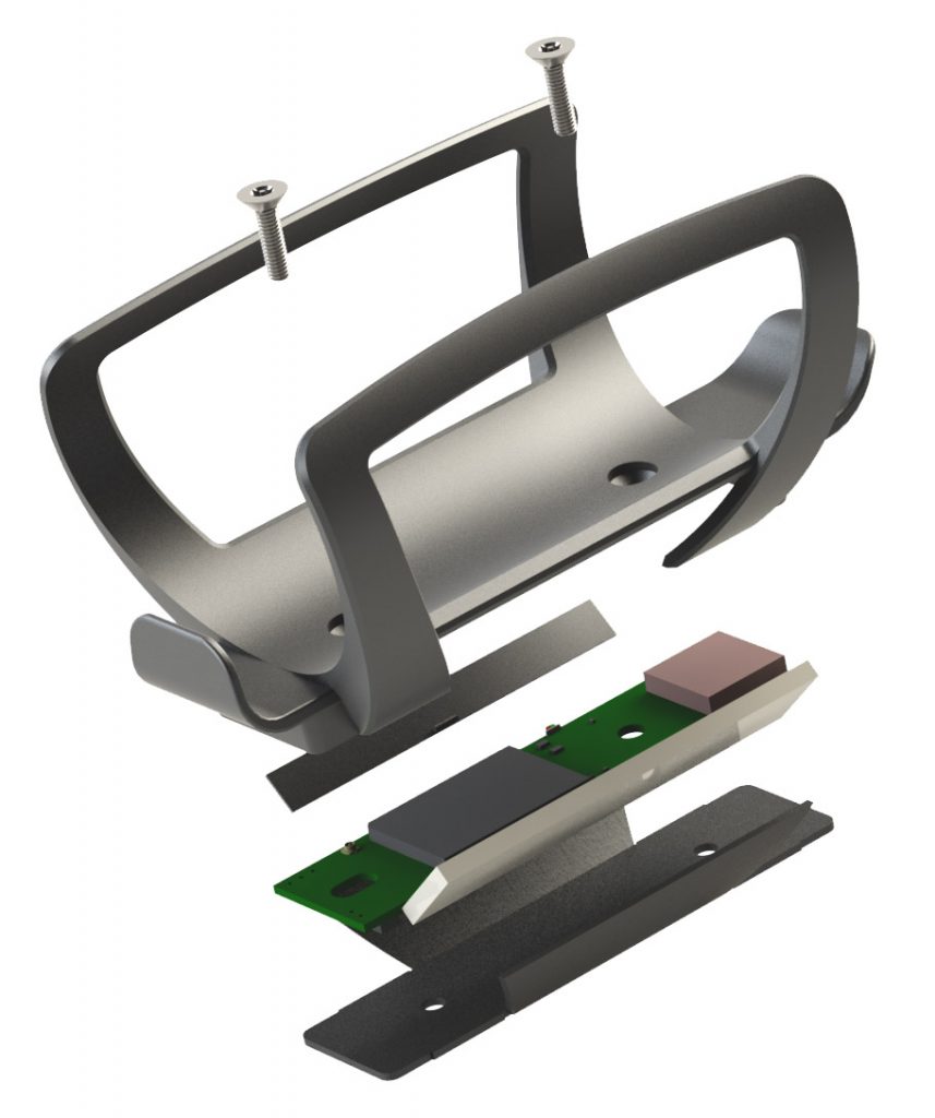 waterbottle industrial design rendering exploded view