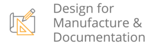 design for manufacture and documentation icon