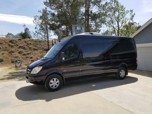 Sprinter Van Conversion Front Side