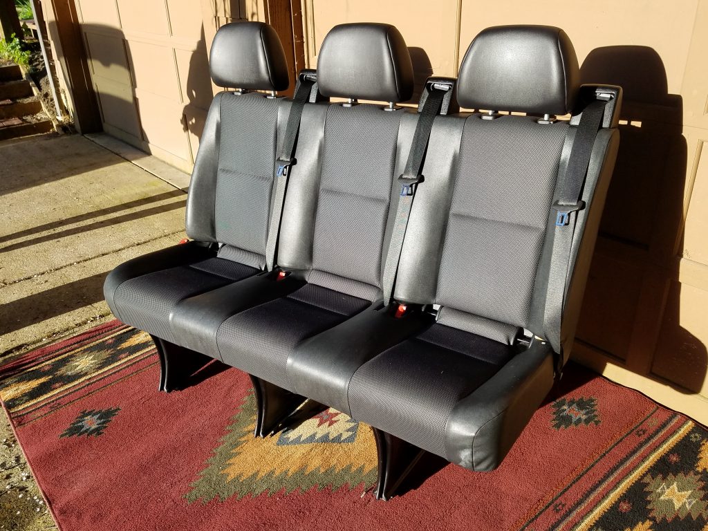 sprinter van conversion three person bench seat