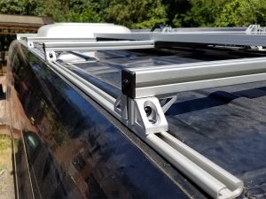 Diy sprinter best sale roof rack