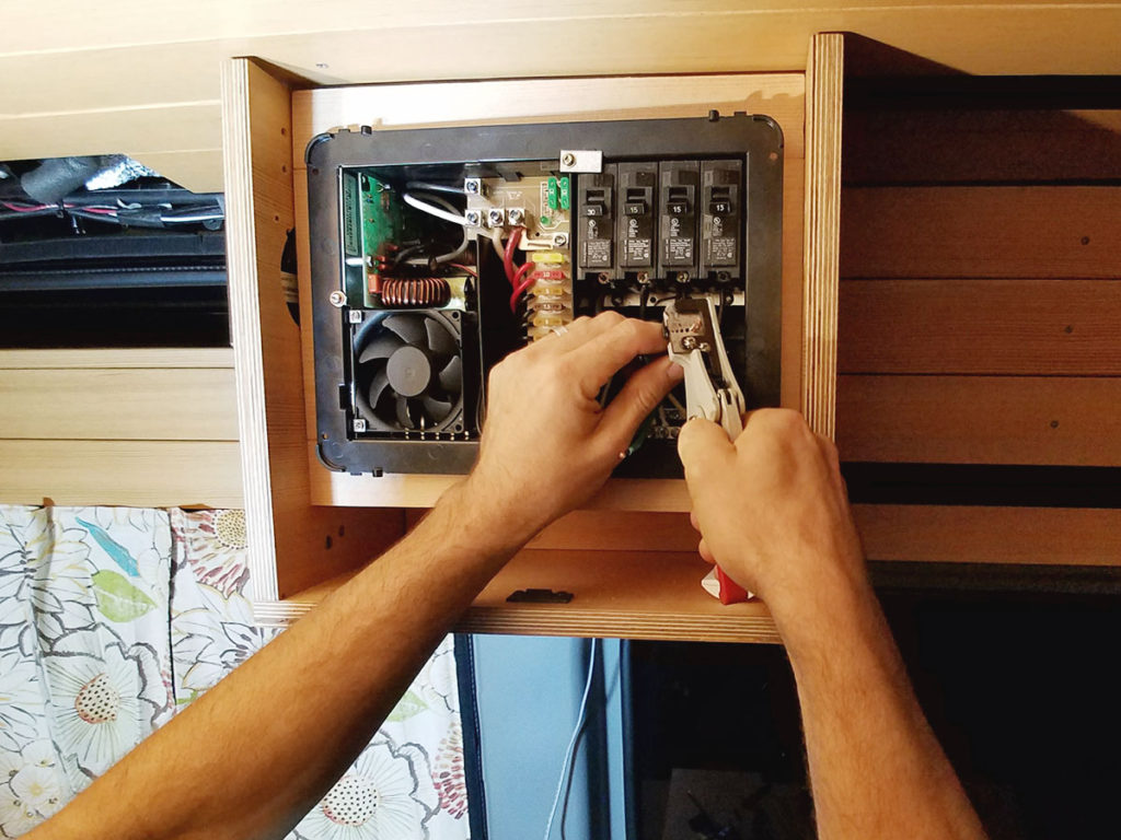 Sprinter Conversion Electrical System breaker panel