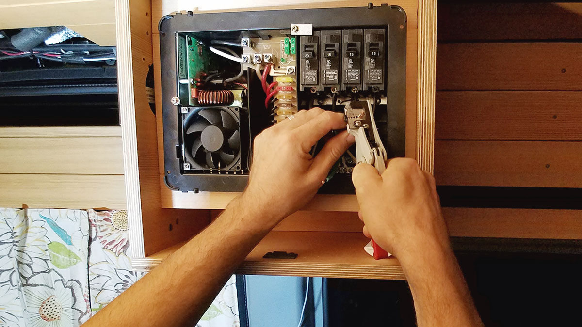 Sprinter Conversion Electrical System breaker panel