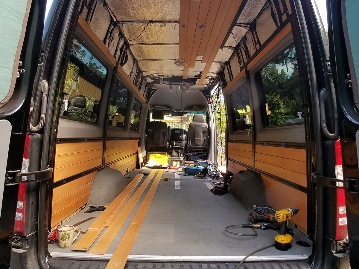 sprinter van interior