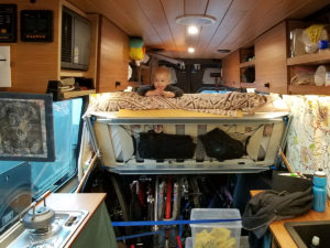 Bed, baby containment, bike storage, and completely versatile.