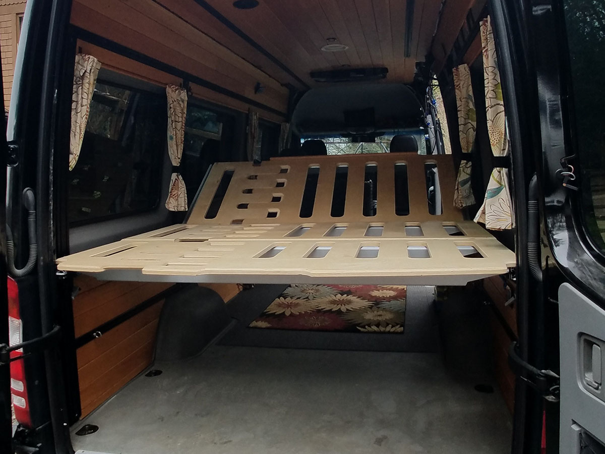 mercedes sprinter bed conversion