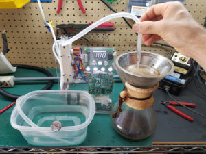 Product development: Testing hot water delivery on demand AND making espresso